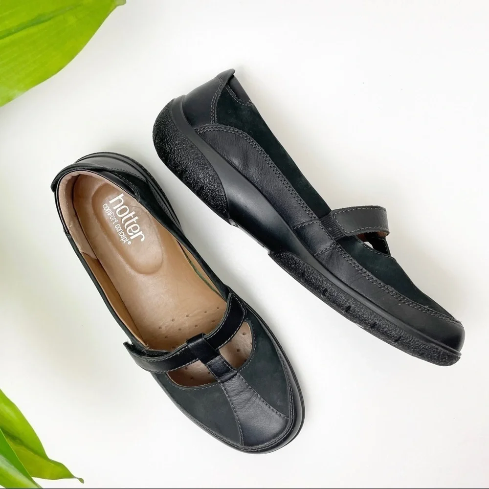 Hotter Comfort Concept Dolce Mary Jane Shoes EUC - Picture 1 of 12